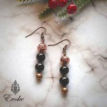 Garnet and Rose Gold Necklace