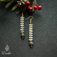 Chrome Diopside and Crystal Lariat Style Necklace