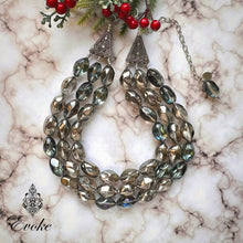 Glamorous Rainbow Crystal Necklace