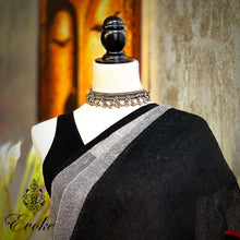 Silver Rope Choker Necklace with Bell Accents
