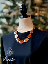 Carnelian Disc Necklace