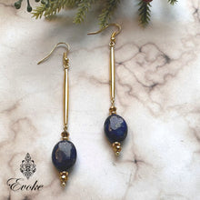 Lapis Lazuli and Gold Long Necklace
